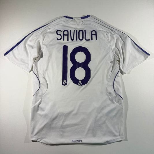 Real Madrid 2007/08 home #18 Javier Saviola