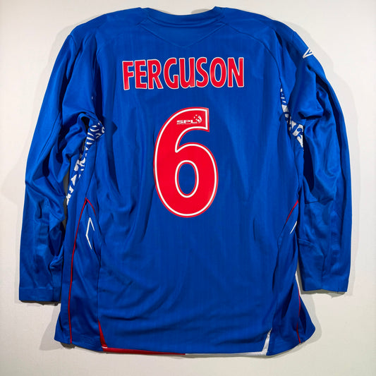 Rangers FC 2007/08 home #6 Barry Ferguson (L)