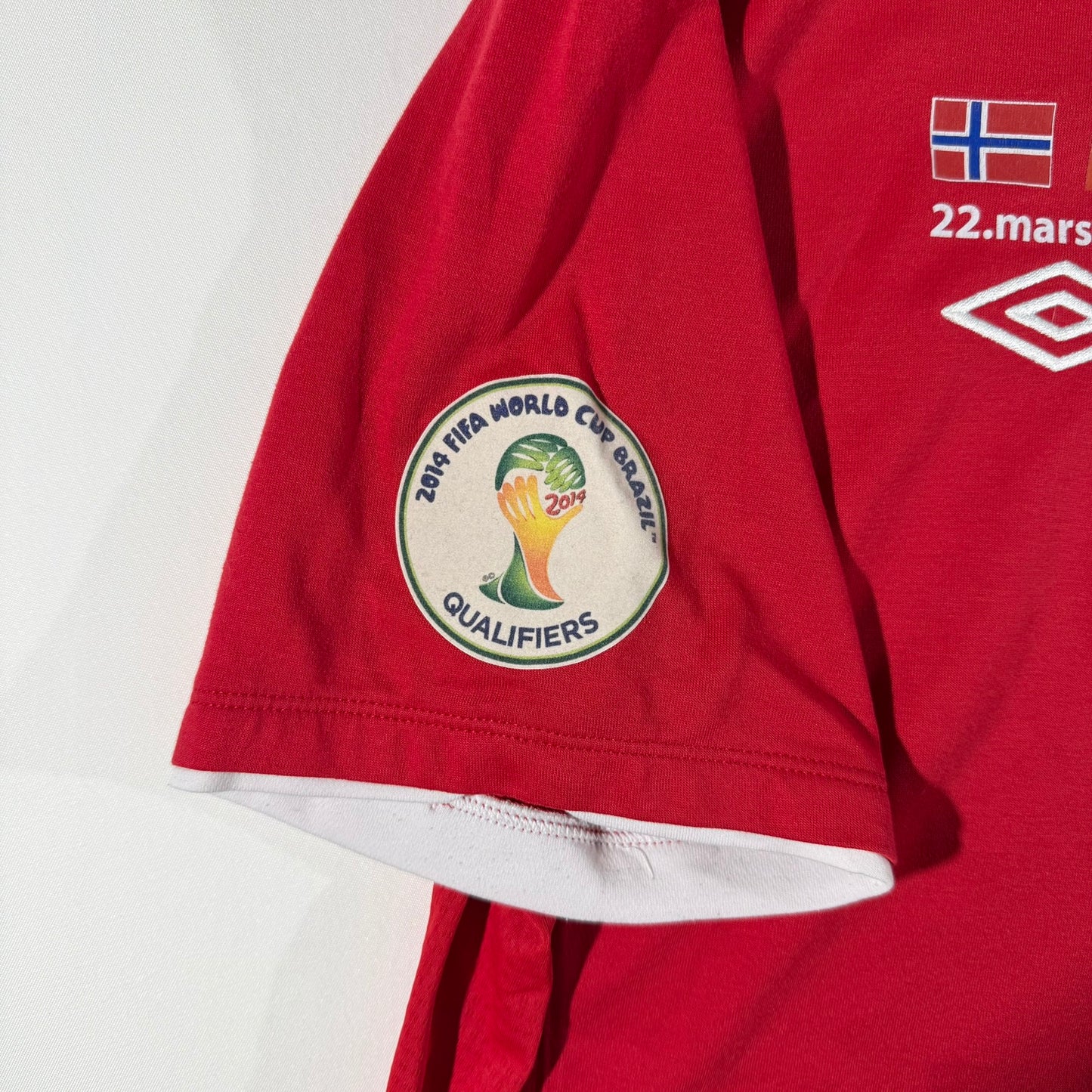 Norway 2013 home match issued #17 Jonathan Parr