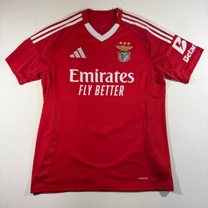 Benfica 2024/25 home #8 Fredrik Aursnes