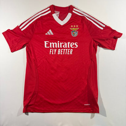 Benfica 2024/25 home #8 Fredrik Aursnes