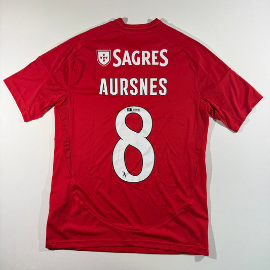 Benfica 2024/25 home #8 Fredrik Aursnes