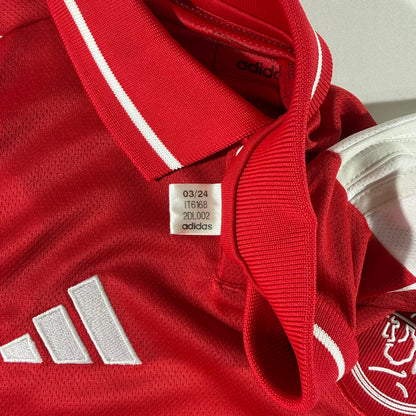 Ajax Amsterdam 2024/25 home #4 Jorrel Hato
