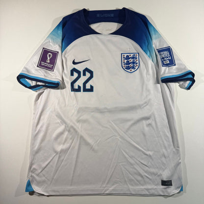 England 2022 home #22 Jude Bellingham