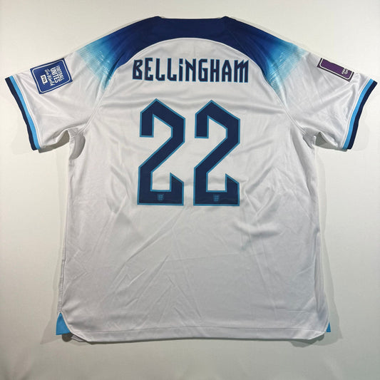 England 2022 home #22 Jude Bellingham