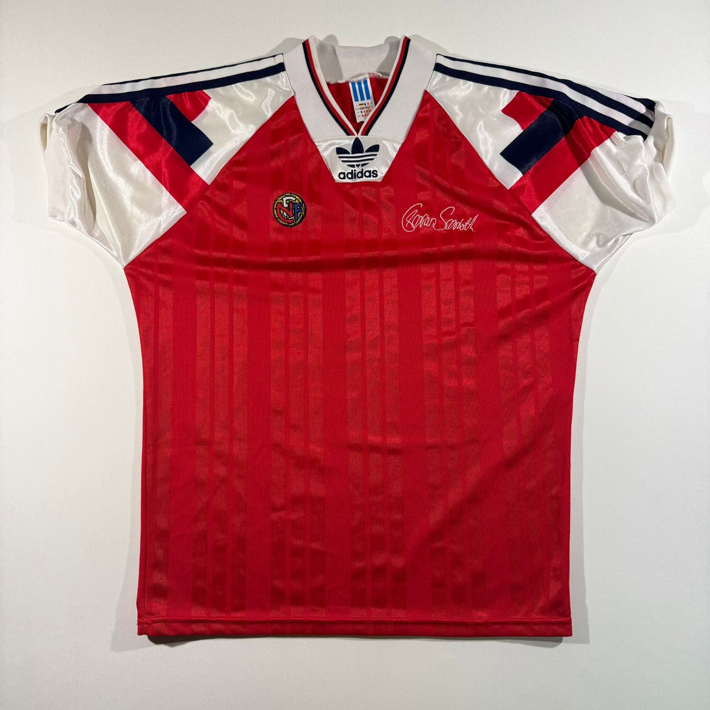 Norway 1992 home #10 Gøran Sørloth