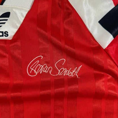 Norway 1992 home #10 Gøran Sørloth