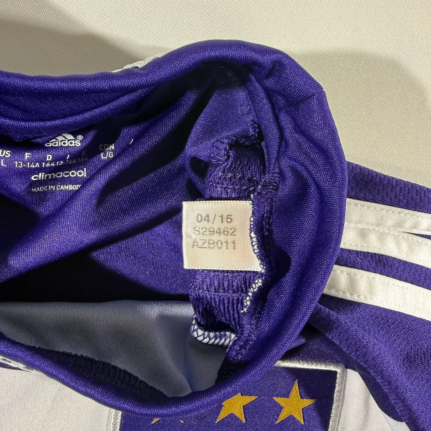 Anderlecht 2015/16 home junior