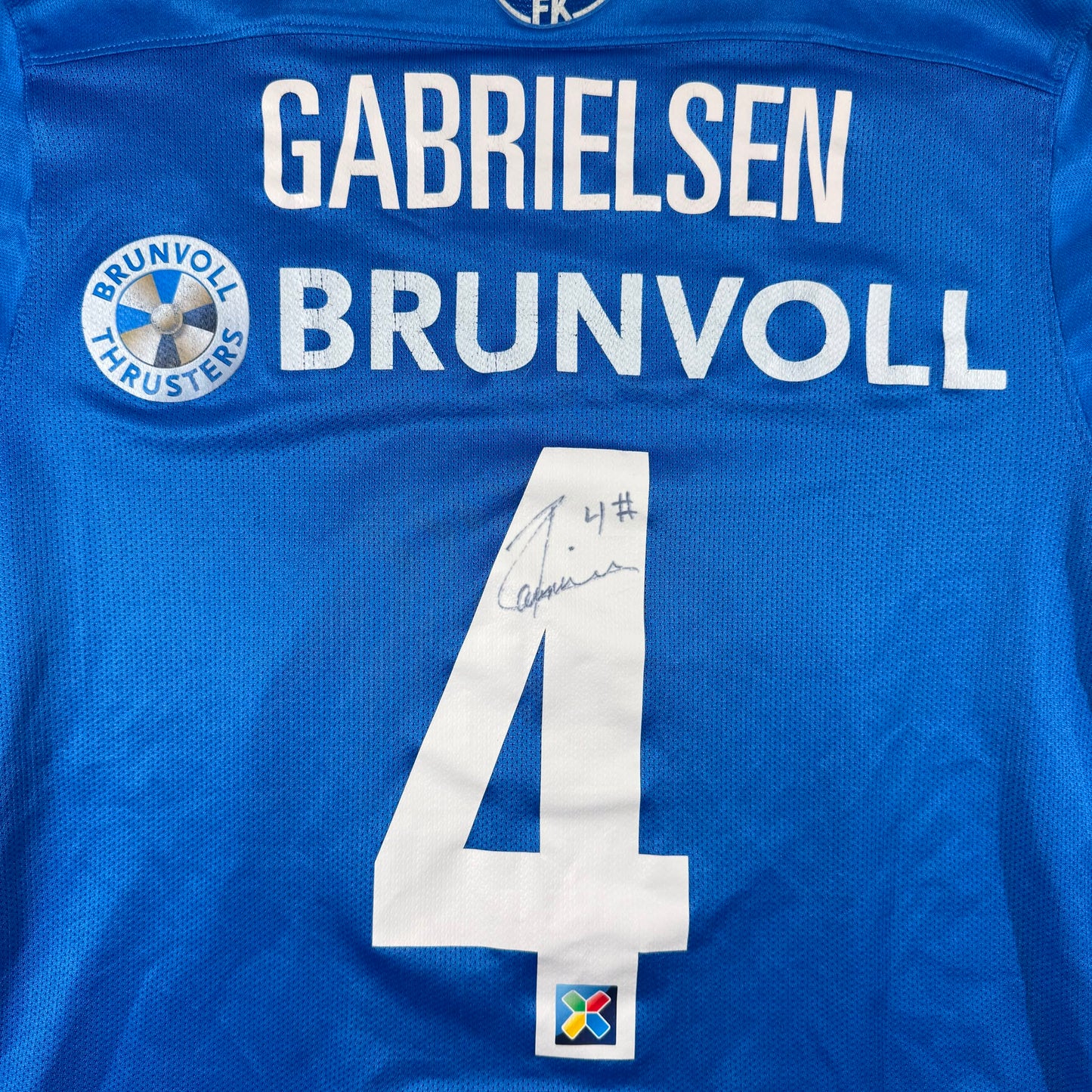 Molde FK 2016 home matchworn #4 Ruben Gabrielsen