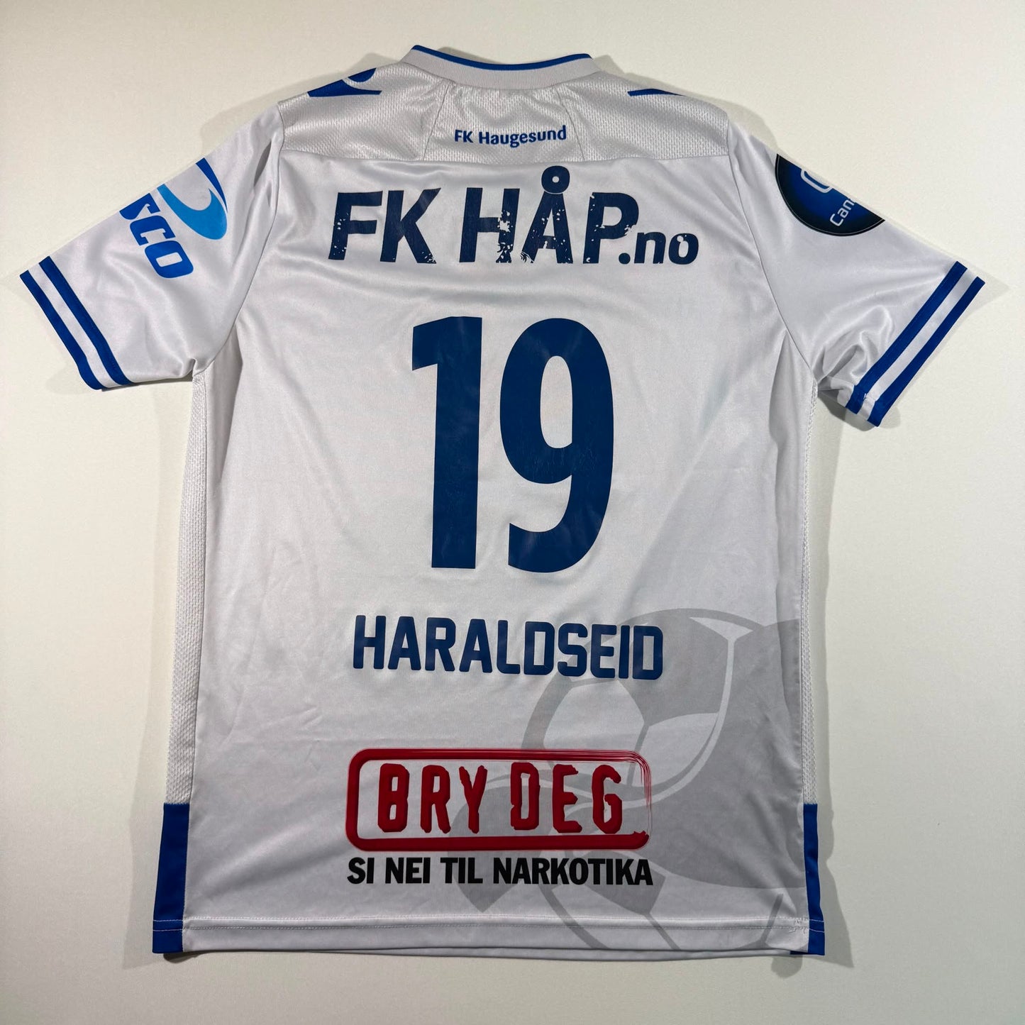 FK Haugesund 2016 home #19 Kristoffer Haraldseid