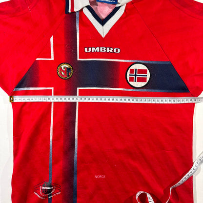 Norway 1998 home junior #9 Tore André Flo