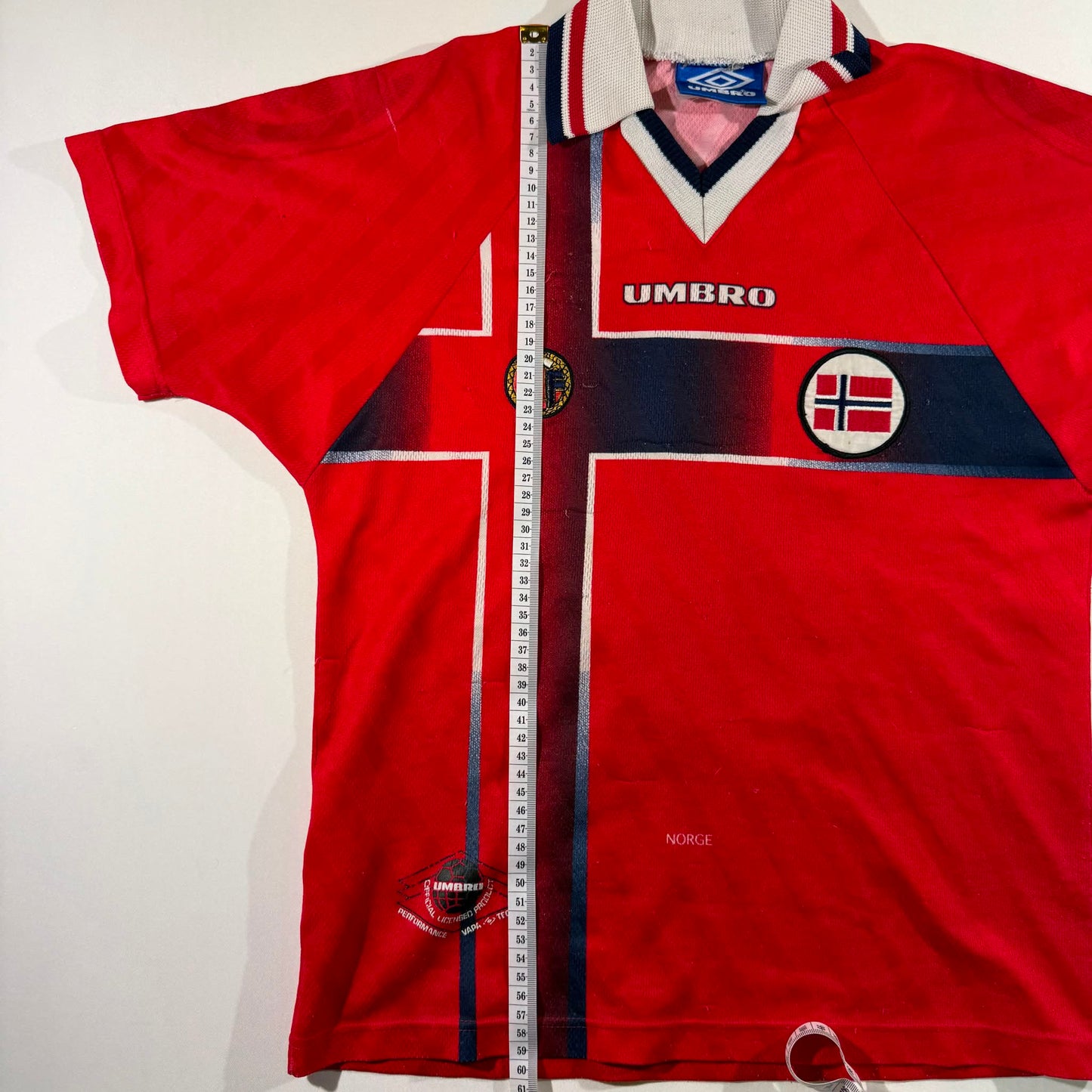 Norway 1998 home junior #9 Tore André Flo