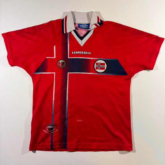 Norway 1998 home junior #9 Tore André Flo