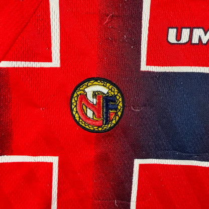 Norway 1998 home junior #9 Tore André Flo