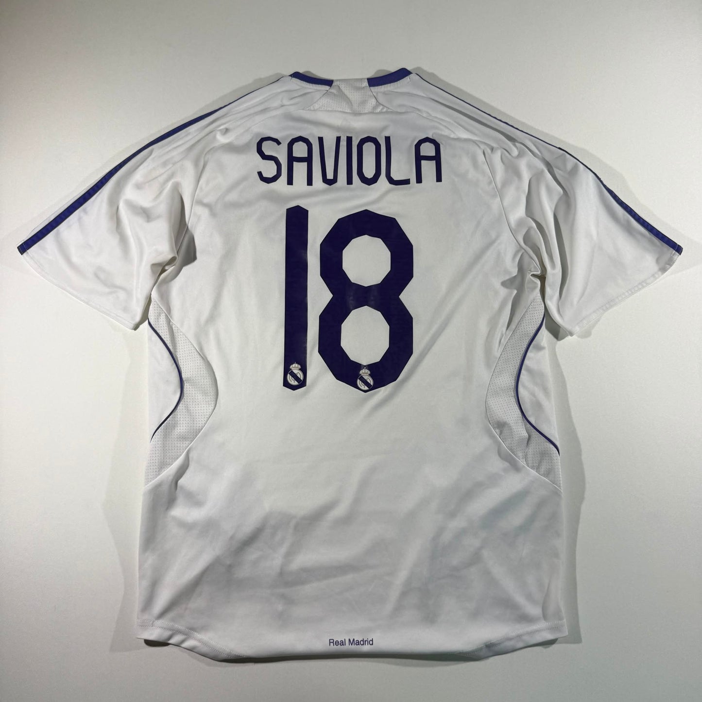 Real Madrid 2007/08 home #18 Javier Saviola
