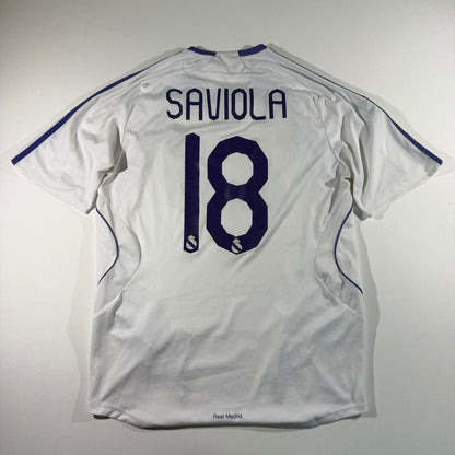 Real Madrid 2007/08 home #18 Javier Saviola