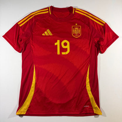 Spain 2024 home #19 Lamine Yamal (L)