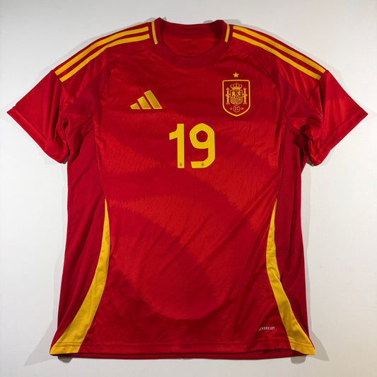 Spain 2024 home #19 Lamine Yamal (L)
