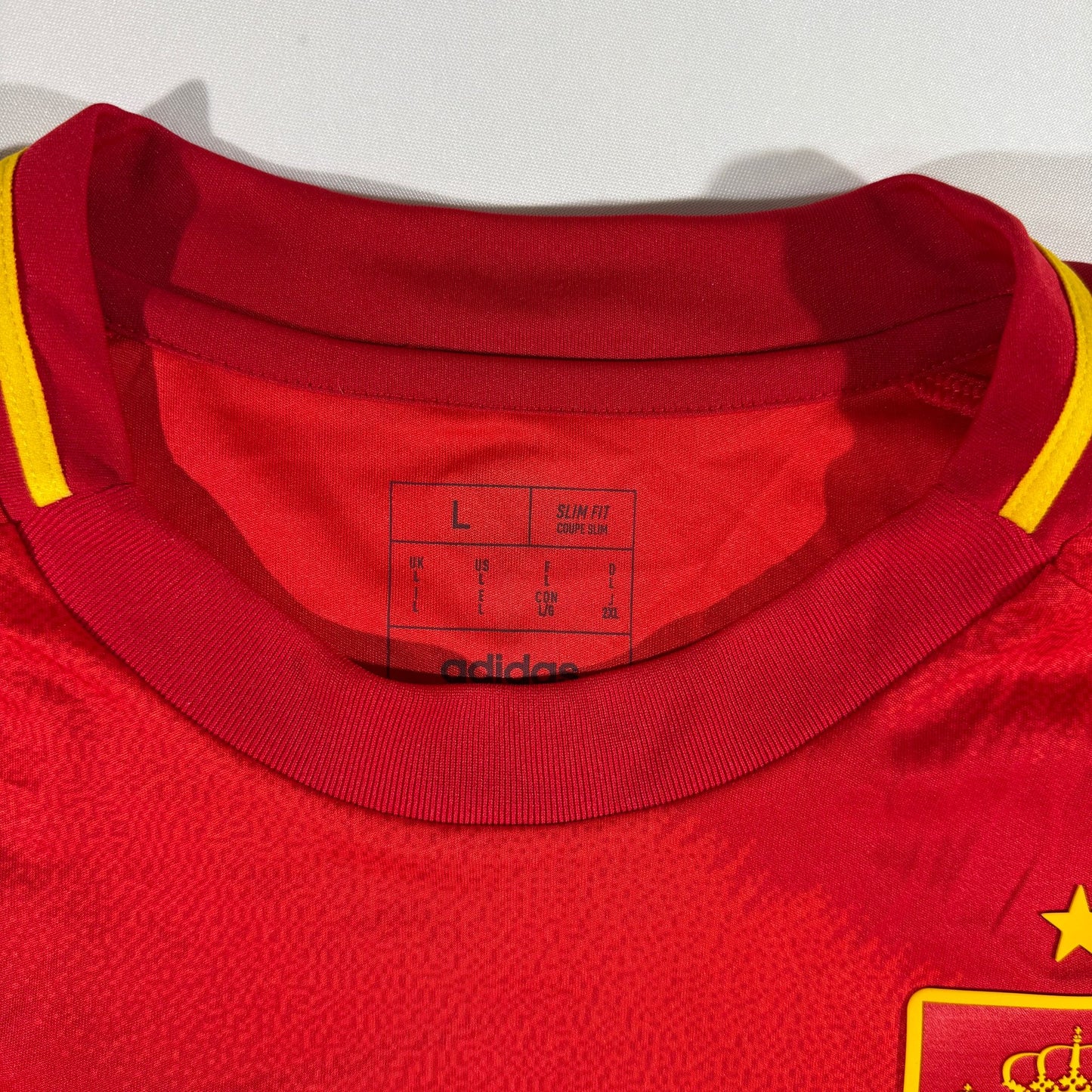Spain 2024 home #19 Lamine Yamal (L)