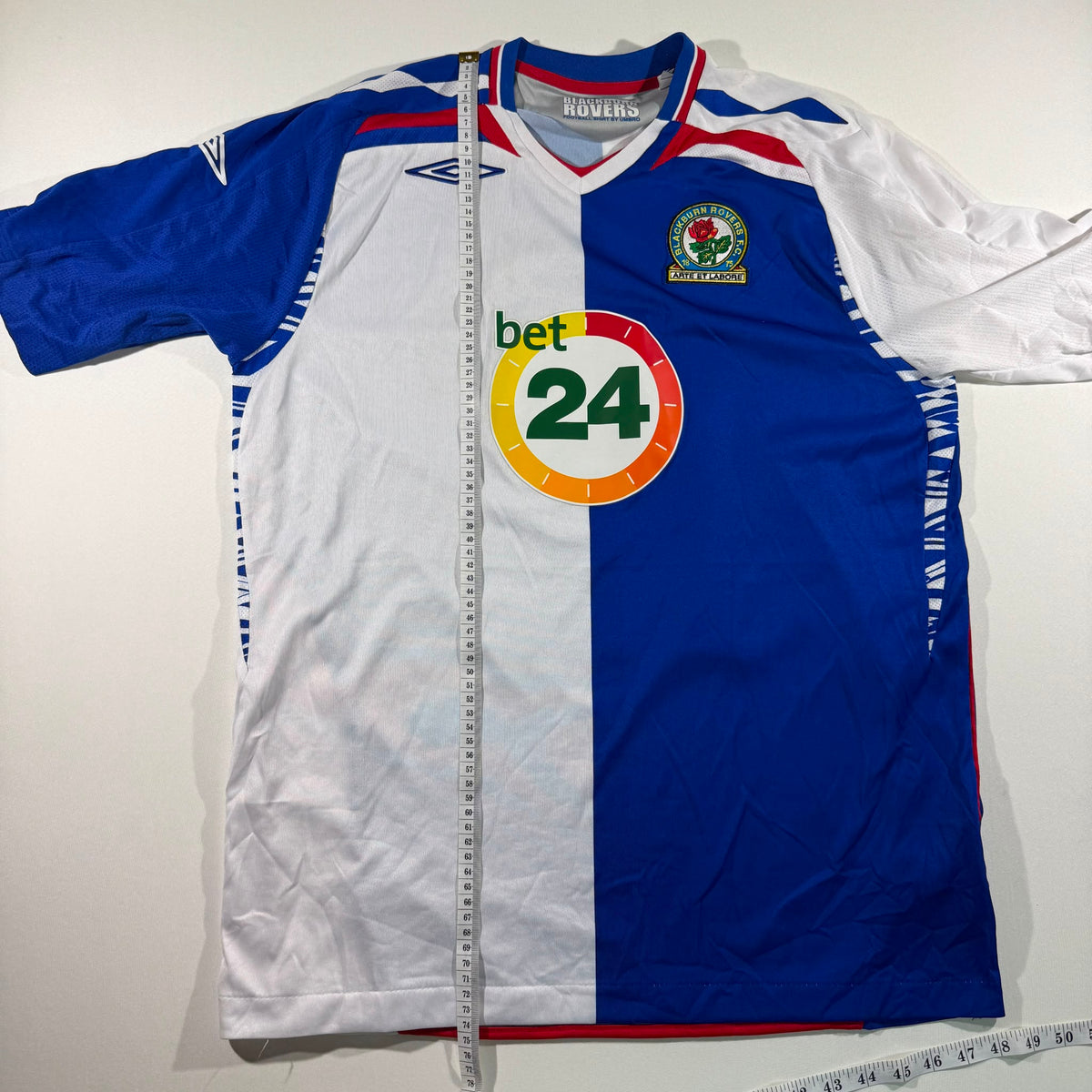 Blackburn Rovers 2007/08 home #12 Morten Gamst Pedersen (L)