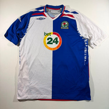Blackburn Rovers 2007/08 home #12 Morten Gamst Pedersen (L)