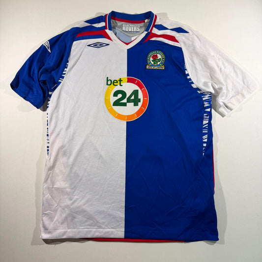 Blackburn Rovers 2007/08 home #12 Morten Gamst Pedersen (L)