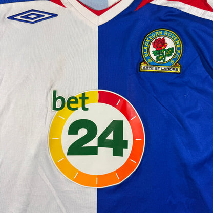 Blackburn Rovers 2007/08 home #12 Morten Gamst Pedersen (L)
