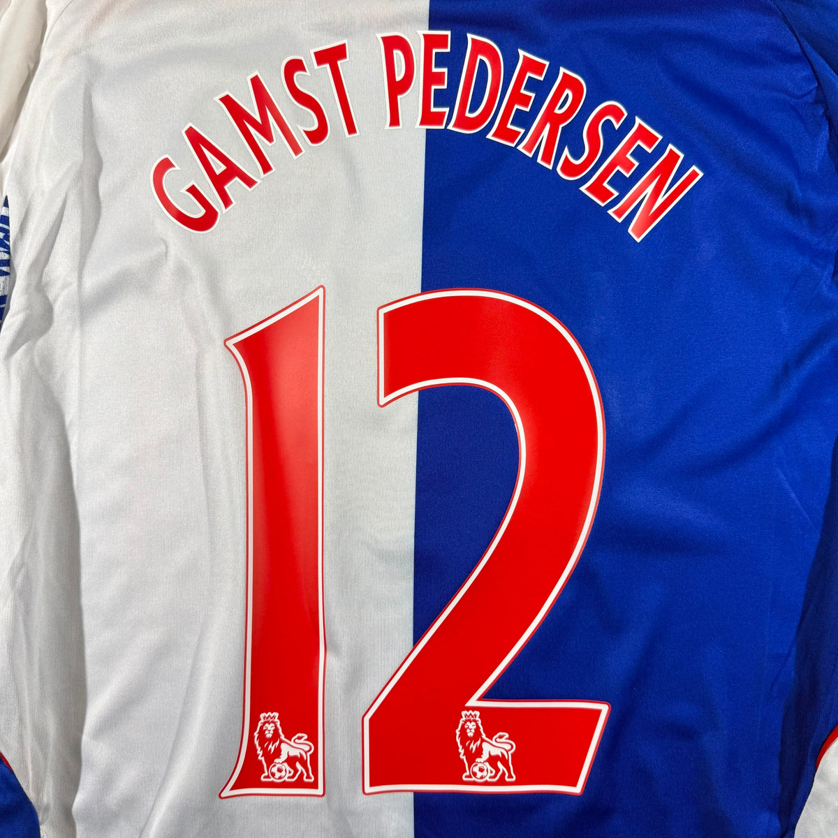 Blackburn Rovers 2007/08 home #12 Morten Gamst Pedersen (L)
