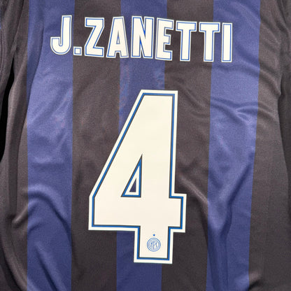 Inter Milan 2013/14 home #4 Javier Zanetti (M)
