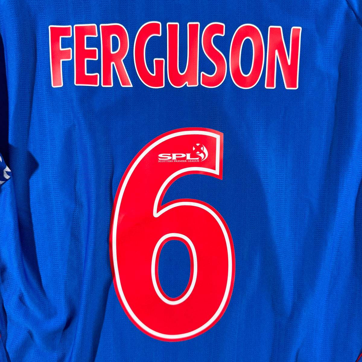 Rangers FC 2007/08 home #6 Barry Ferguson (L)