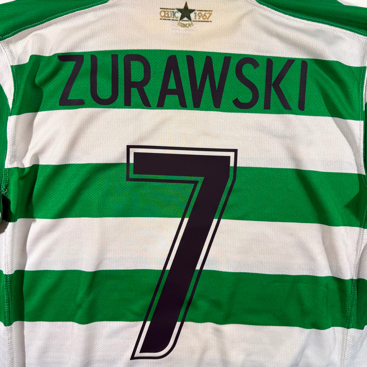 Celtic 2007/08 home #7 Maciej Żurawski (M)