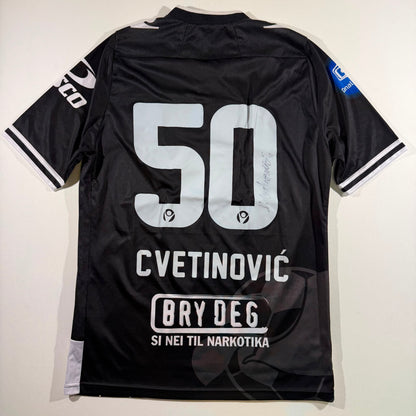 Haugesund 2015 third match issued signed #50 Dušan Cvetinović (L)