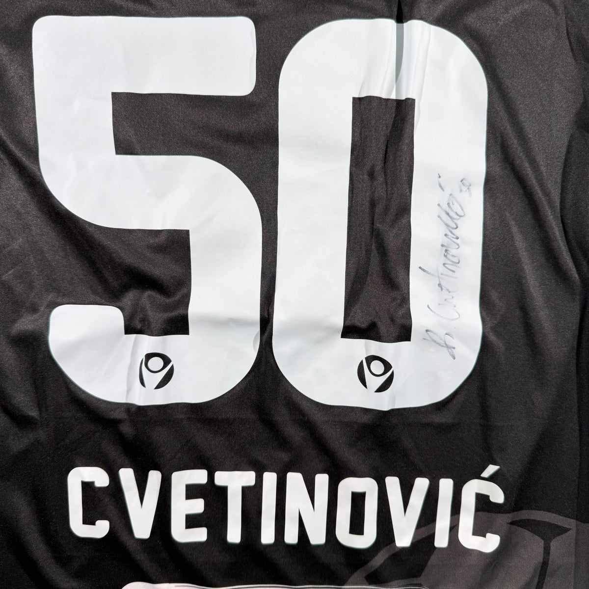 Haugesund 2015 third match issued signed #50 Dušan Cvetinović (L)
