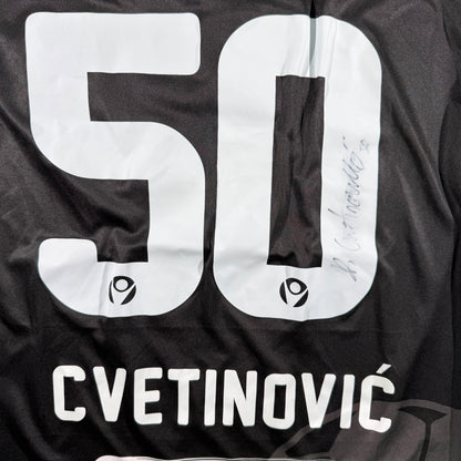 Haugesund 2015 third match issued signed #50 Dušan Cvetinović (L)