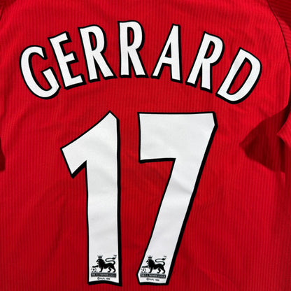 Liverpool 2002-04 home #17 Steven Gerrard (S)
