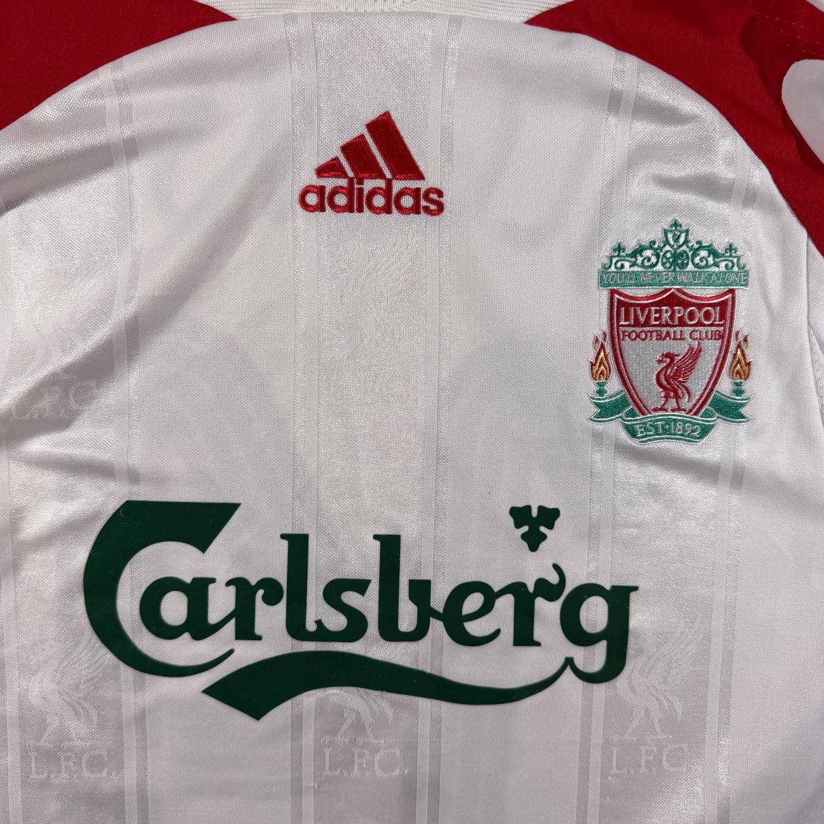 Liverpool 2007/8 away shirt #14 Xabi Alonso (L)