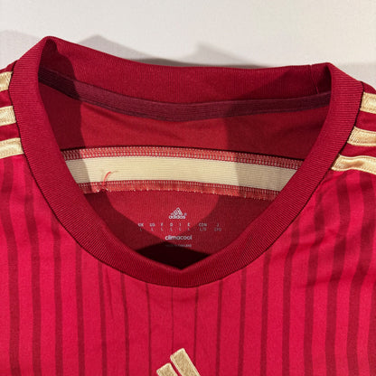 Spain 2014 home shirt #6 Andrés Iniesta (L)